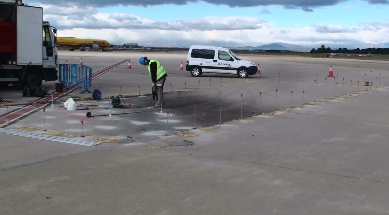 AÉROPORT BARAJAS, MADRID (ESPAGNE) - Stabilisation du Sol par GEOSEC