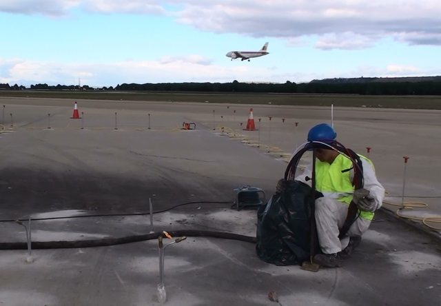 AÉROPORT BARAJAS, MADRID (ESPAGNE) - Stabilisation du Sol par GEOSEC