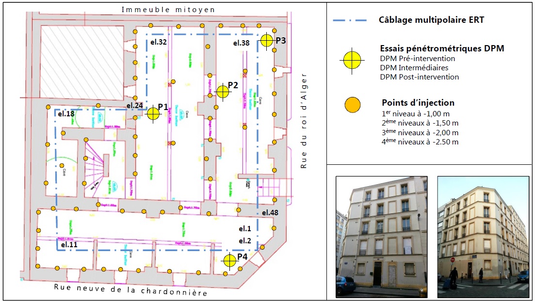Immeuble Parisien, Paris 18 - Stabilisation et Sécurité des Structures avec GEOSEC